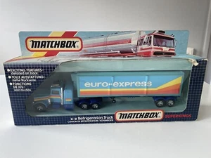 VINTAGE 1985 - MATCHBOX SUPERKINGS K-31 REFRIGERATION TRUCK - NEW - Picture 1 of 24
