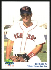 1992 Winter Haven Red Sox Classic/Best #12 Joe Luis