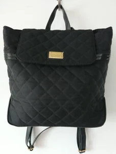 Calvin Klein black medium size quilted fabric backpack BNWT - Picture 1 of 11