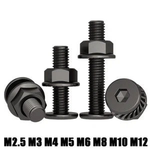 Niedrig Flachkopf Schrauben Edelstahl Flachkopfschrauben Innensechskant + Mutter - Picture 1 of 115