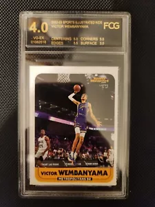2022 Sports Illustrated for Kids Series 5-#1053 Victor Wembanyama (RC) Grade 4!! - Picture 1 of 2