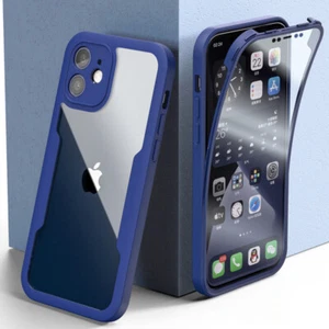 Funda Completa Silicona 360° Antigolpes para iPhone 16 15 14 Pro Max 13 12 11 XS - Imagen 1 de 18