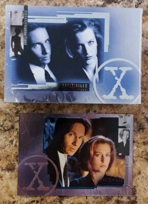 X-FILES Connections INKWORKS Complete Foil 72 Card Set+Promo P1 GILLIAN ANDERSON - Image 1 of 3