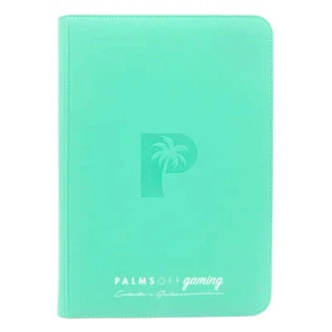 Collector's Series TOP LOADER Zip Binder - CLEAR - Turquoise - Picture 1 of 1