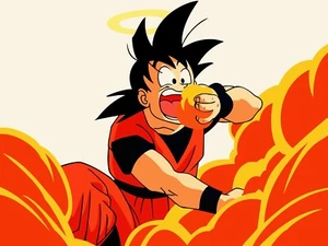 Anime dragon ball z son goku boys dark hair simple CCG Gaming Mat Desk - Picture 1 of 1