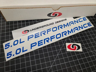 Calcomanías de rendimiento de 5,0 L (paquete de 2) pegatinas de motor de carreras Coyote para Mustang Raptor Foto 1 de 2