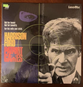 PATRIOT GAMES Laserdisc VERY GOOD CONDITION HARRISON FORD STARS Shrink-wrapped - Imagen 1 de 4