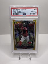 2014 Topps Chrome Julio Jones Gold Refractor #37/50 PSA 10 POP 2 💎💎