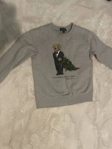 Polo Bear Sweater Boys Size Medium - Picture 1 of 2