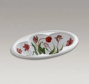 KOHLER K-14173-0 Fables & Flowers (Cantata) DROP IN SINK, USED, MINT! - Picture 1 of 21