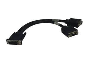 Tripp Lite DMS-59 to Dual VGA Splitter Y Cable (M to 2xF) 1-ft(p574-001) - Picture 1 of 1