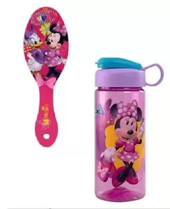 Minnie Mouse/Daisy Duck 16 oz. Botella de agua y cepillo para el cabello - Imagen 1 de 3