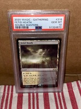 PSA 10 Gem Mint Pop 2 MTG Fetid Heath Double Masters