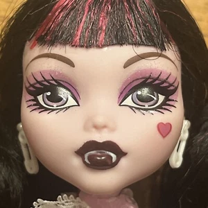 MUÑECA MONSTER HIGH PRIMERA OLA DRACULAURA ORIGINAL ~ ELÁSTICOS DORADOS Completa - Imagen 1 de 16
