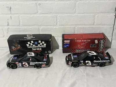 Lote de 2 1:24 RCCA Action Dale Earnhardt 94 Goodwrench Lumina 95 Monte Carlo - Imagem 1 de 4