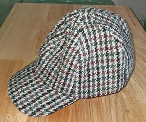 Lands End Vintage Fitted Hat Tweed Wool Baseball Cap Size Large-ish Harris Tweed - Picture 1 of 6