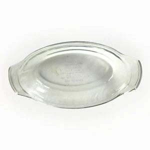 ANKER HOCKING OVALE BACKFORM kleines KLARGLAS - 9” X 5” - OFENGESCHIRR - Bild 1 von 3
