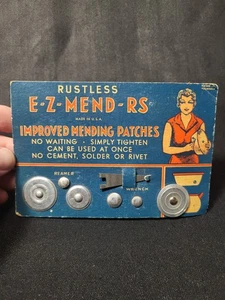 Vintage, Rustless, E-Z- Mend-RS" Mending Patches - Picture 1 of 7