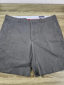 Pantalones Cortos Chinos Cremieux Elastizados Para Hombre 40 Gris Frente Plano Preppy Exterior - Imagen 1 de 9