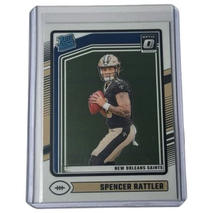 2024 Donruss Optic Spencer Rattler Rated Rookie Base #289 SAINTS - Foto 1 di 2