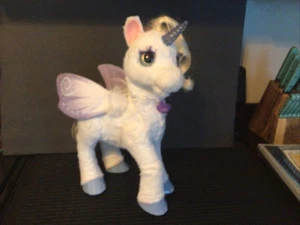 Fur Real Friends STARLILY My Magical Unicorn Animatronic Geräusche Lichter Spielzeug, funktioniert - Bild 1 von 3