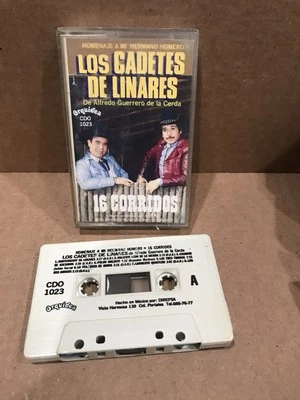 Los Cadetes De Linares De Alfredo Guerrero Cassette “16 Corridos” (VG) - Image 1 of 4