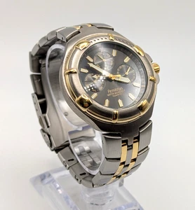Armitron 20/1533-43 Watch 39mm Two Tone Day Date Month WR 165ft New Battery - Picture 1 of 10