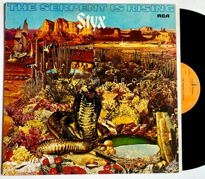 1973 PSYCH METAL ACID PROG STYX THE SERPENT IS RISING GERMAN 1979 LP VINYL MINT - Image 1 of 4