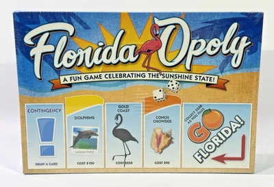 Florida Opoly  Board Game Monopoly Style USA - NEW & SEALED - Image 1 of 2