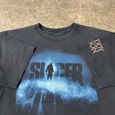 rare vintage 2005 freddy vs jason slicer dicer horror movie promo shirt size M/L - Image 1 of 4