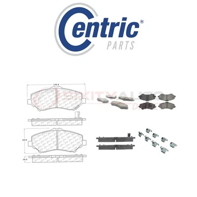 Centric Ceramic Disc Brake Pads w Shims for 2009-2014 Volkswagen Routan 3.6L xe Foto 1 de 4