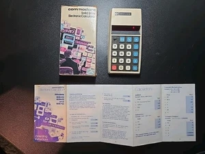 Vintage Commodore 886D LED elektronischer Taschenrechner mit Anleitung und Box - Bild 1 von 16