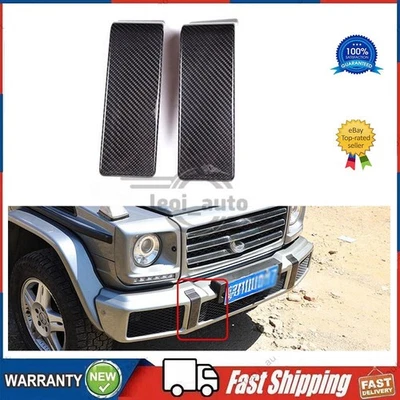 Cubierta de parachoques delantero de fibra de carbono real para Mercedes Benz Clase G W463 2004-2018 Foto 1 de 4