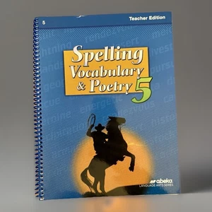 Abeka Spelling Vocabulary & Poetry TEACHER EDITION - Bild 1 von 1