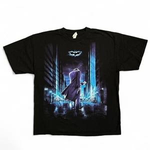 The Dark Knight - Joker - Heath Ledger VINTAGE Y2K 2008 MOVIE PROMO T-Shirt - XL - Picture 1 of 6