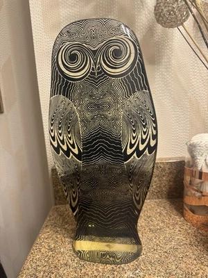 Abraham Palatnik Búho Lucita Resina Escultura De Colección Arte Cinecromático Brasil 15 Pulgadas Foto 1 de 4