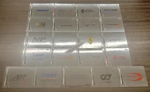 2020 Topps Chrome Formula 1 F1 & F2 Team Logo *Complete Set* 21 Cards Total * - Picture 1 of 2