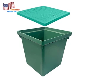 Underground Splice Boxes W/FRP Inspection Lid Large Enclosure Pit Precast NEW US - Picture 1 of 12