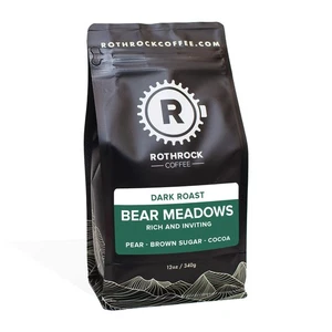 Rothrock Coffee Bear Meadows Dark Roast Whole Bean coffee 12oz Bag - Bild 1 von 8