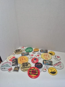 Lot Of 30 Vintage McDonald's Staff Employees Lapel Pins From 1980's To 1990's. - Picture 1 of 12