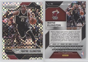 2016-17 Panini Prizm Retail Starburst Prizm Wayne Ellington #90
