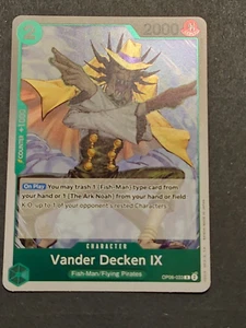 Vander Decken IX OP06-033 R Foil Rare Wings Of The Captain One Piece Card Game - Picture 1 of 4