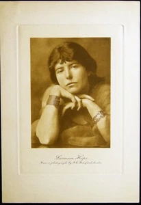 CIRCA 1903 PORTRAIT LAURENCE HOPE ADELA FLORENCE NICHOLSON nee CORY BR. POET - Picture 1 of 2