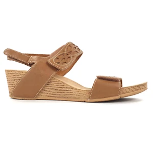 Sandalias Clarks Tacones Cuero Marrón Tirantes Talla 8 E Anchas - Imagen 1 de 11