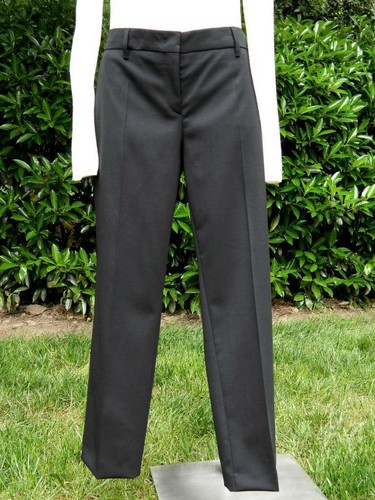 Prada Pantalone Vestito Pantaloni Nero Elasticizzato Nuovo con etichette 650€ 48