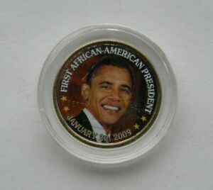 USA US United States Obama Presidential Coin Collection Colorized Quarter Dollar