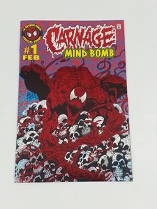 CARNAGE: MINDBOMB #1 CBCS 8.5 Warren Ellis Kyle Hotz Foil Cover 1996 - Picture 1 of 7