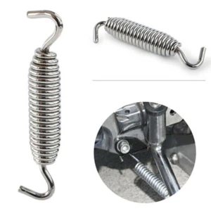 For Harley 1987 1988 1989 1990 Sportster Hugger XLH 883 Kickstand Spring Chrome - Picture 1 of 11