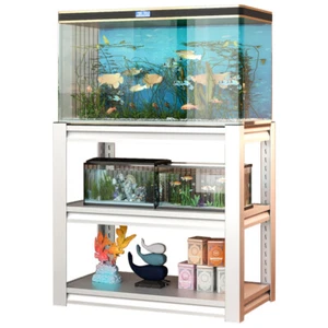 Soporte para pecera de 40-50 galones - Estante de metal para acuario para oficina en casa - Imagen 1 de 8