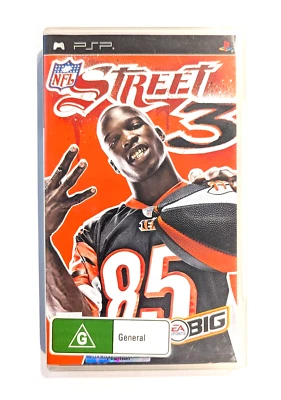 NFL Street 3 PSP Sony Playstation Portable Complete in Box CIB with Manual - Image 1 of 4
